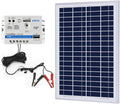 12V 25W 5A Polycrystalline Solar Panel & Charge Controller with USB 5V Output K1543