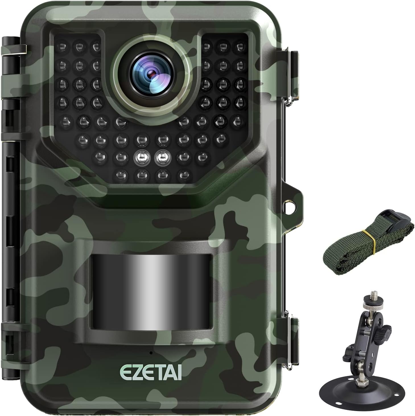 20MP 1520P Trail Camera with 940nm No Glow IR LEDs 120° Wide-Angle Night Vision Motion Activated 0.2s Trigger Speed IP66 Waterproof Hunting Camera Q52274