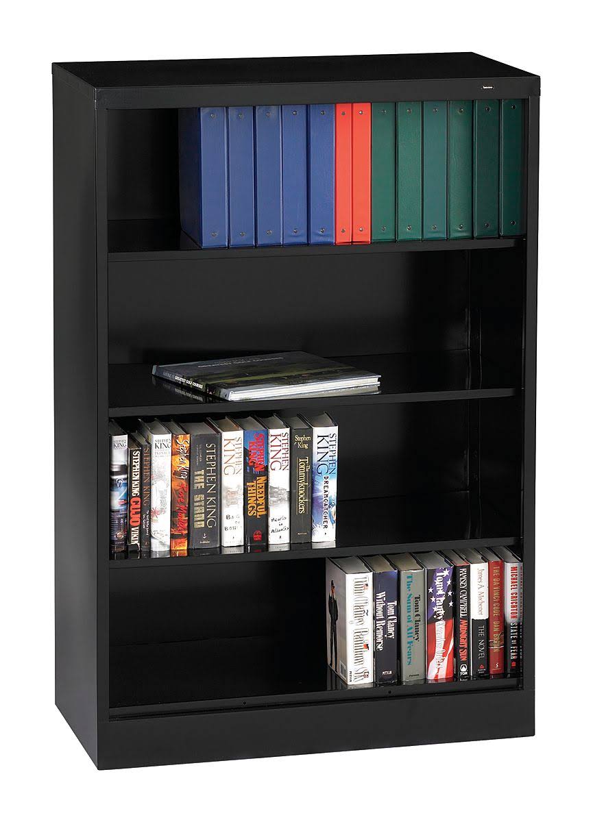 Black 4 Shelves Bookcase Q735