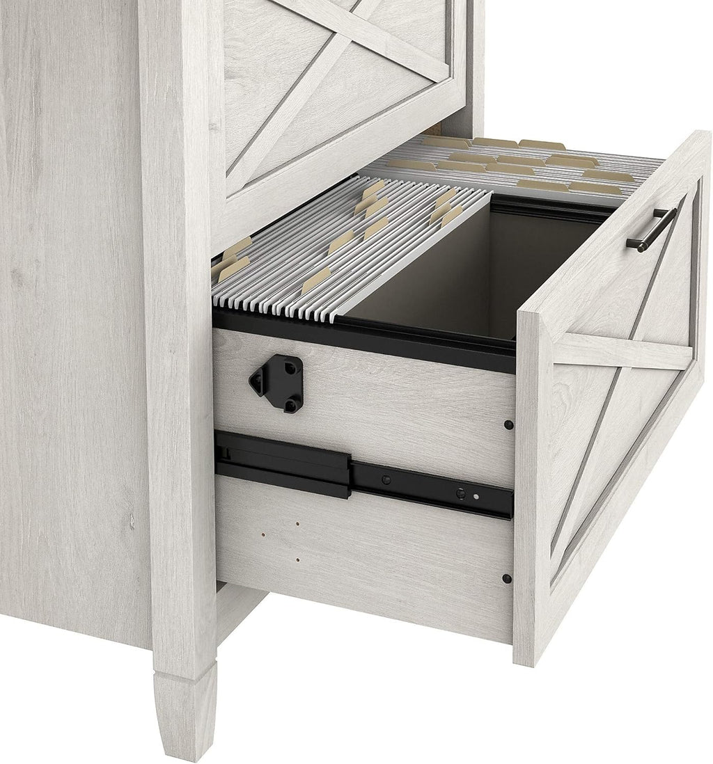 2 Drawer Lateral File Cabinet, Linen White Oak P5659