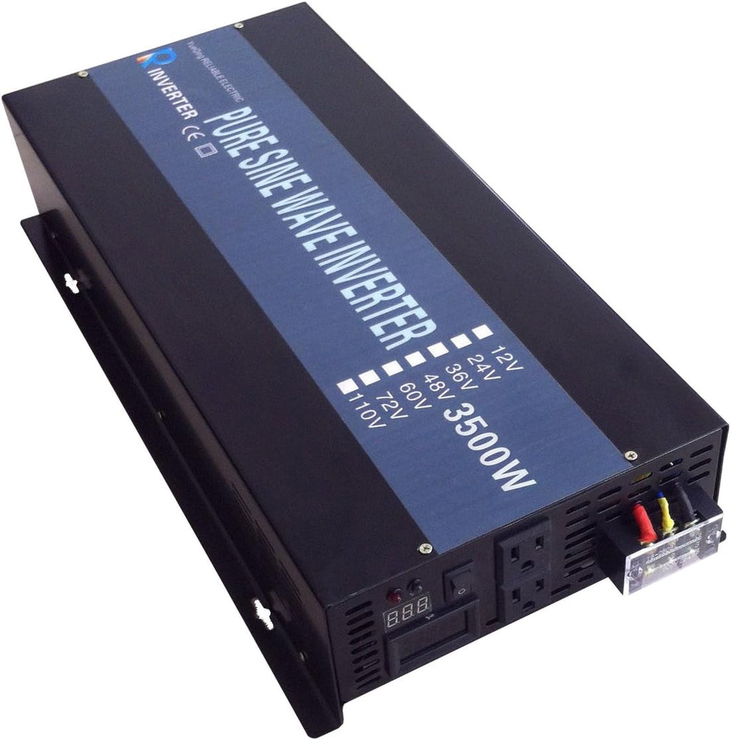 3500W 12V Black Power Inverter F755598