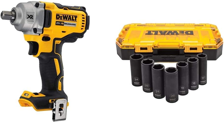 20V MAX XR Cordless Impact Wrench Kit with Detent Pin Anvil, 1/2-Inch, Tool Only J9820