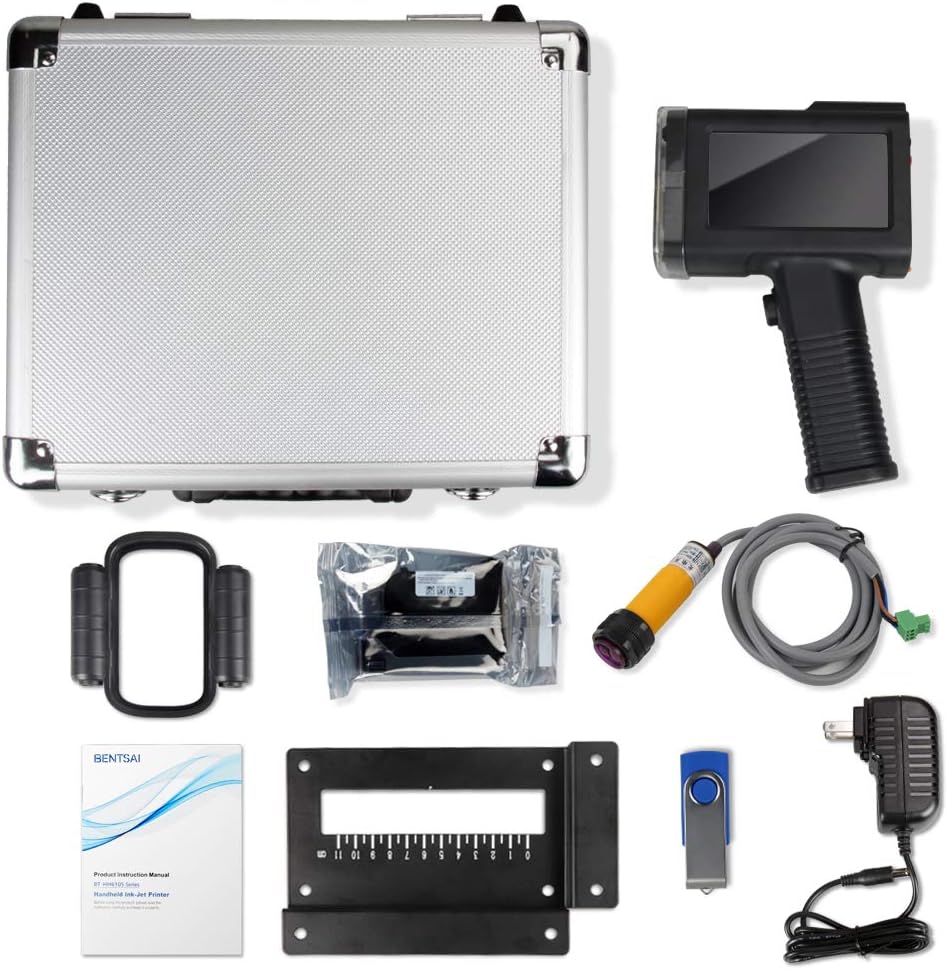 Portable Handheld Printer Labeler with 4.3 Inch HD LED Touch Screen F248