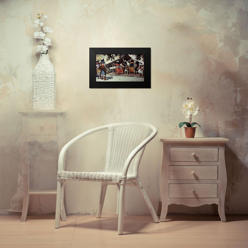 Black Modern Framed Museum Art Print L740