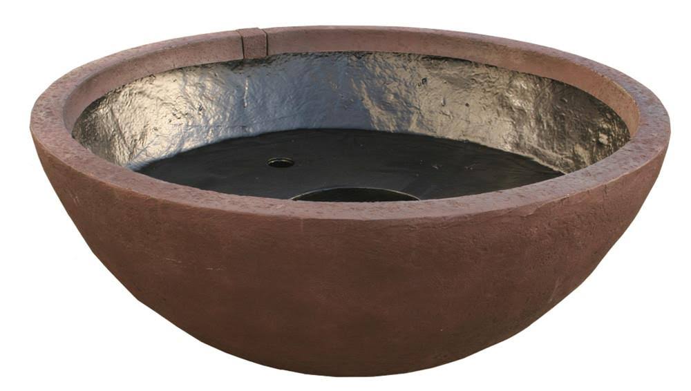 Textured Gray Slate Aquatic Patio Pond E77524