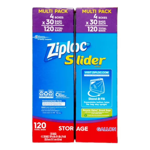 Gallon Storage Bags, 120 Ct M7032