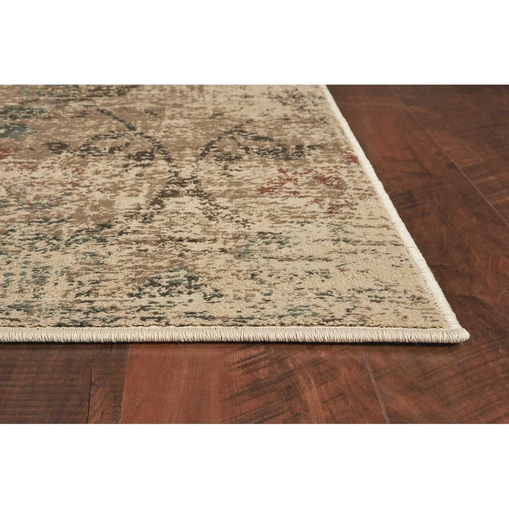 5' x 8' Champagne Vintage Area Rug F193335