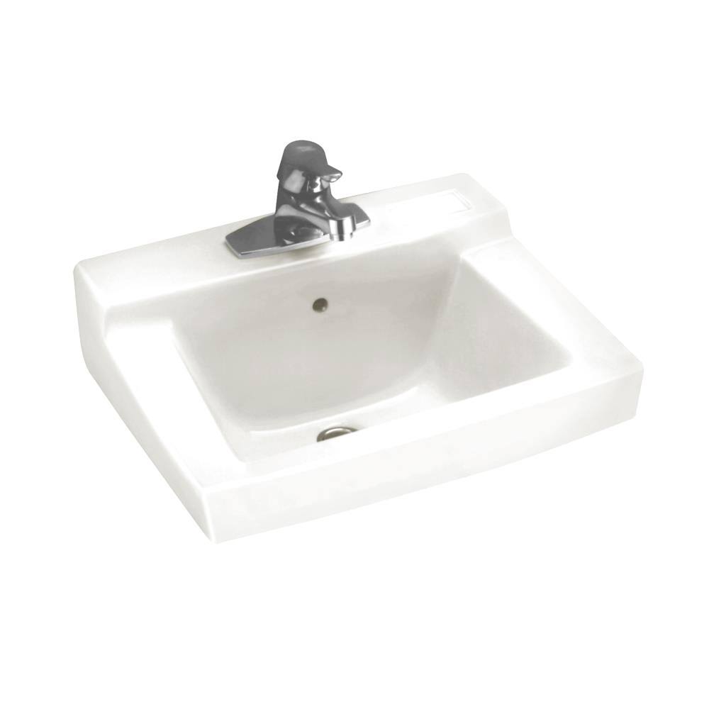 White Wall-Mount Sink W1456