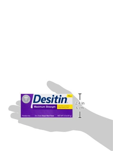 2 Oz Zinc Oxide Diaper Rash Paste S6515