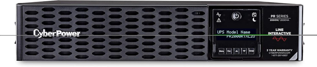 UPS System, 2000VA/2000W, 8 Outlets, 2U Rack/Tower E2392