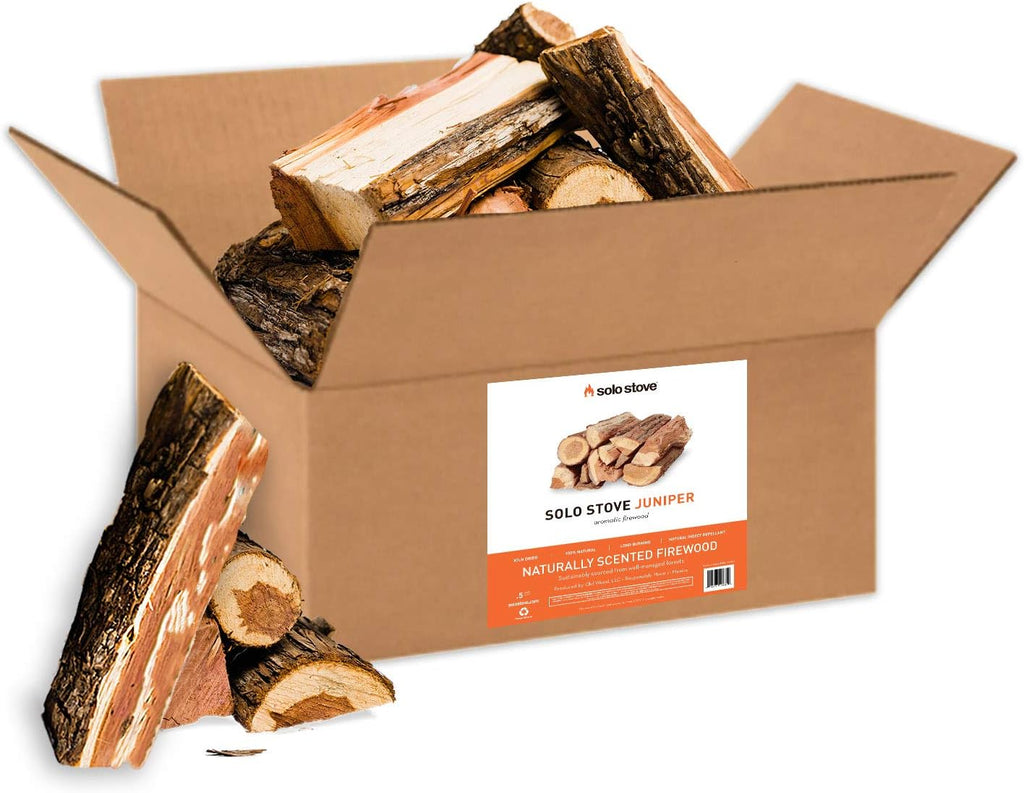 100% Natural Juniper Firewood Kiln-Dried 6-8 Logs (.5 cu ft) M52955