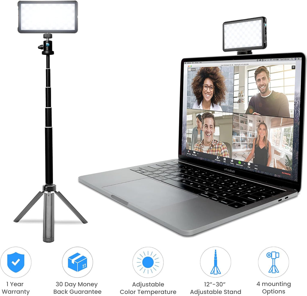 Broadcast Lighting Kit with Tripod & Suction Mount, Pack of 2 G440295