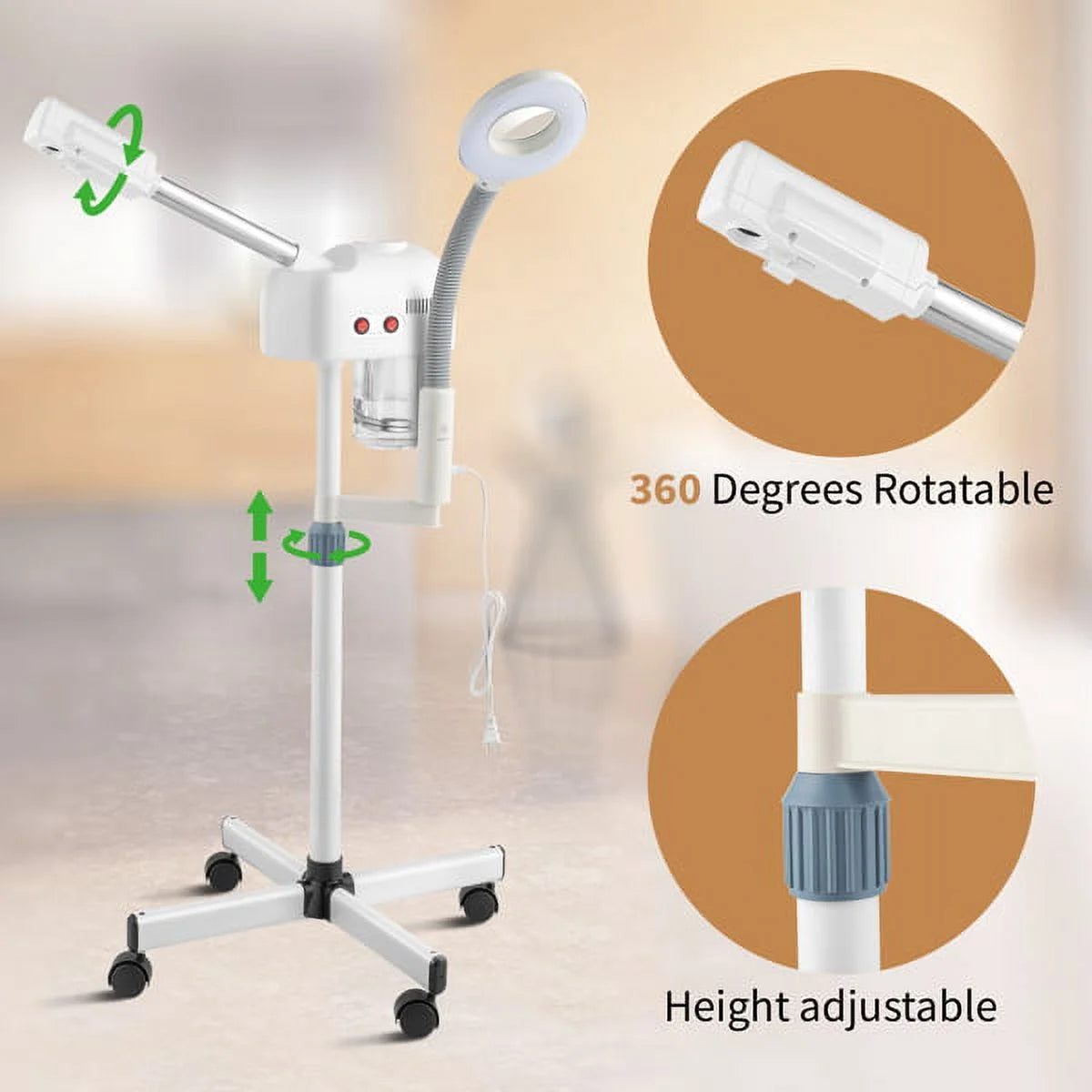 Facial Steamer with Magnifying Lamp Z5017