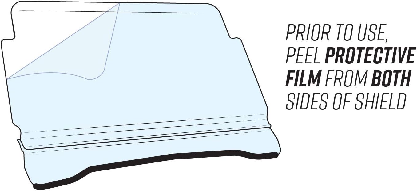 Rear Windshield Lightly Tinted 1/4" Thick Polycarbonate J43367