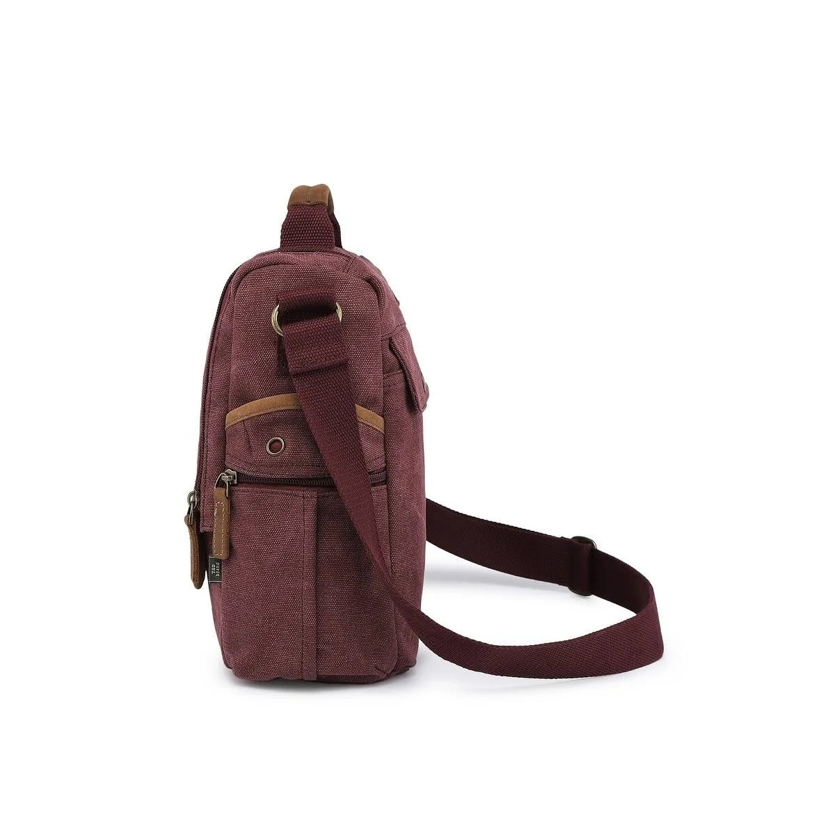 Grey Canvas Crossbody T893