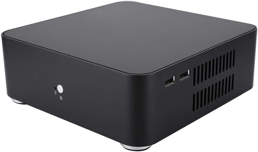 Mini ITX Desktop PC Case Black USB3.0 Pack of 2 C808