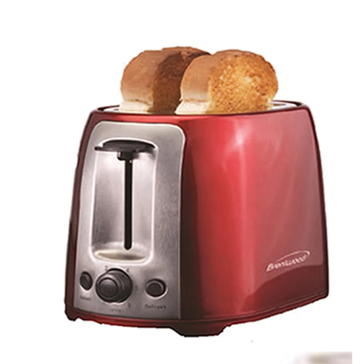 Red and Stainless Steel 2 Slice Toaster T72887