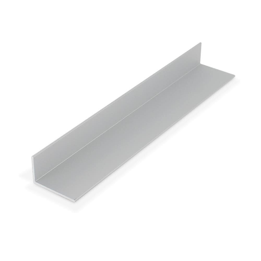 Satin Finish Aluminum Angle Moulding, 36 inch Lengths, Pack of 4 T805629