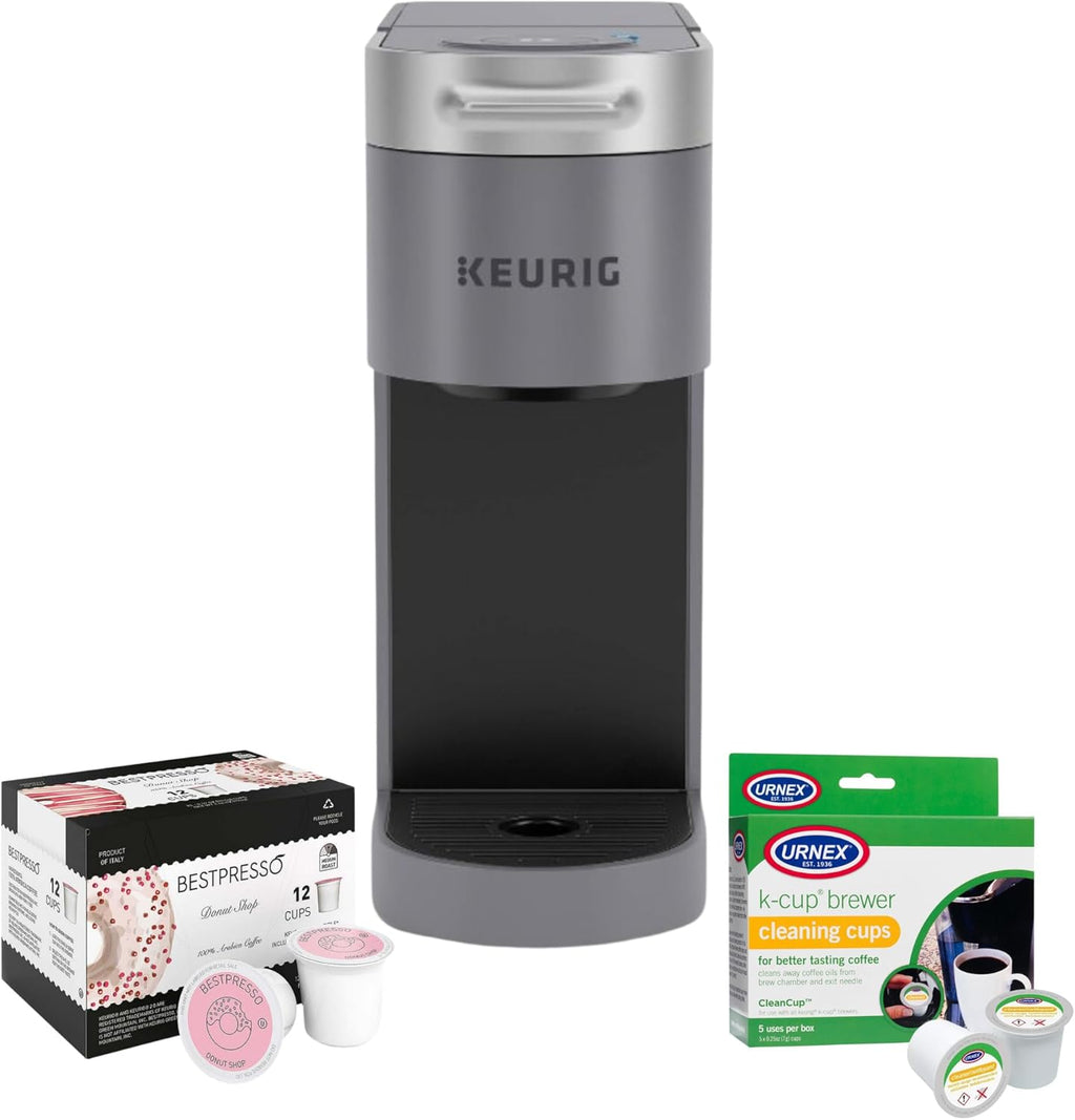 Gray Single Serve Coffee Maker with 3 Brew Sizes K84732
