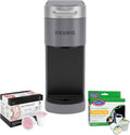 Gray Single Serve Coffee Maker with 3 Brew Sizes K84732
