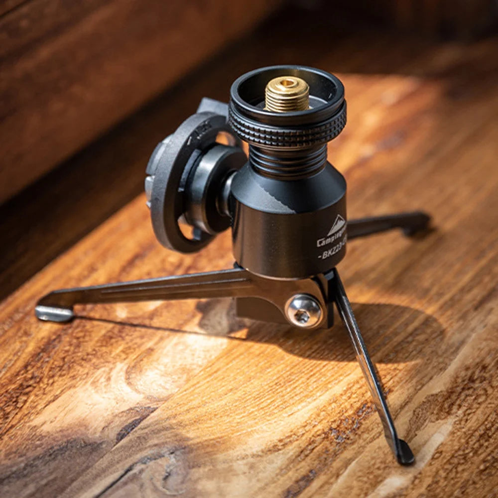 Folding Aluminum Alloy Gas Stove Adapter Tripod G7341