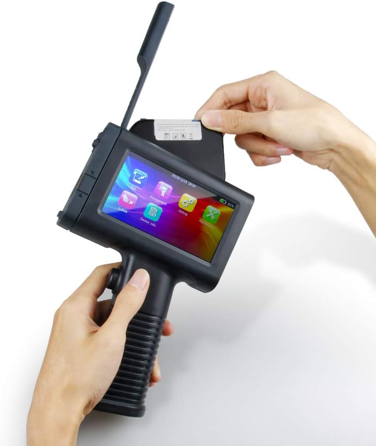 Portable Handheld Printer Labeler with 4.3 Inch HD LED Touch Screen F248