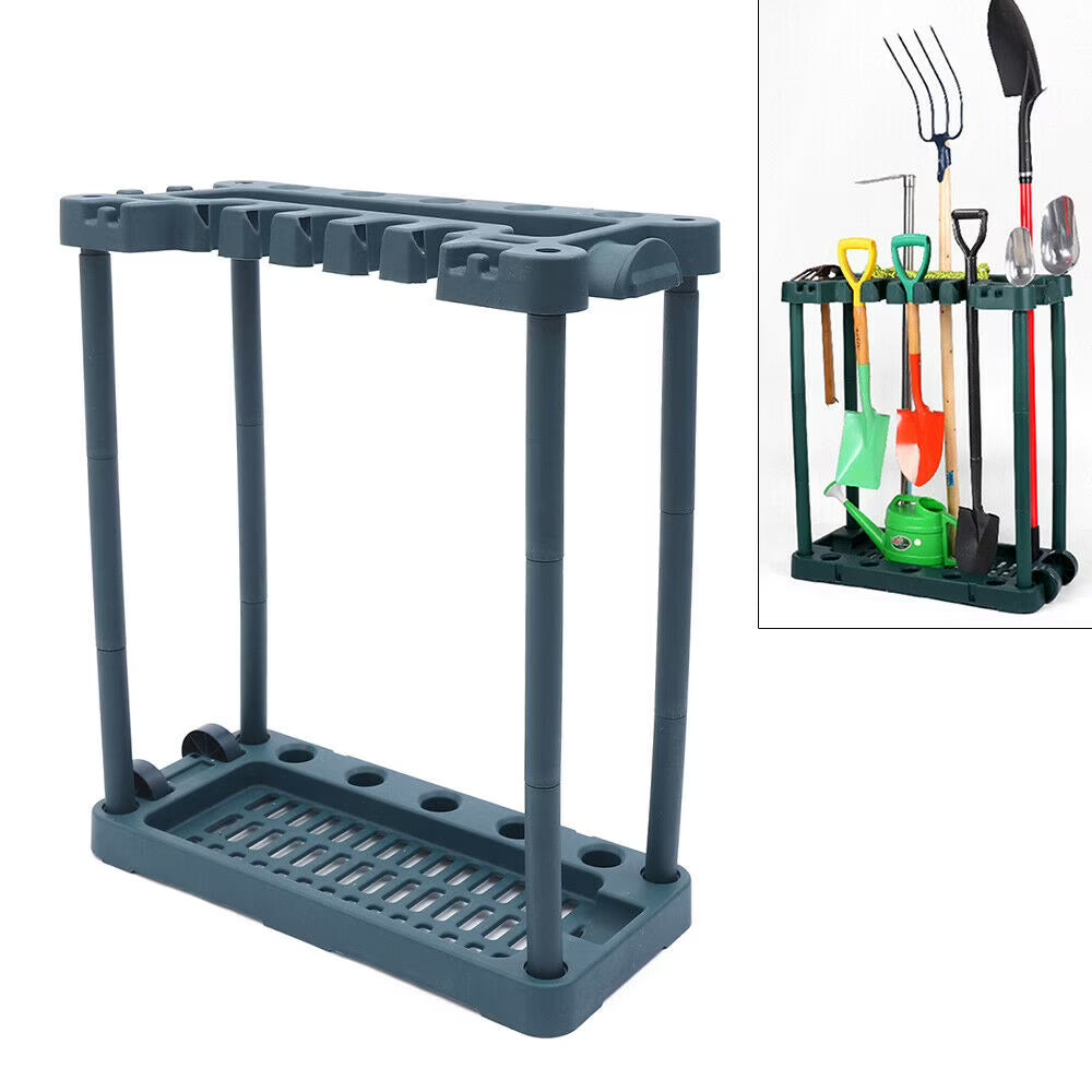 Freestanding Tool Rack Organizer with Hooks A832