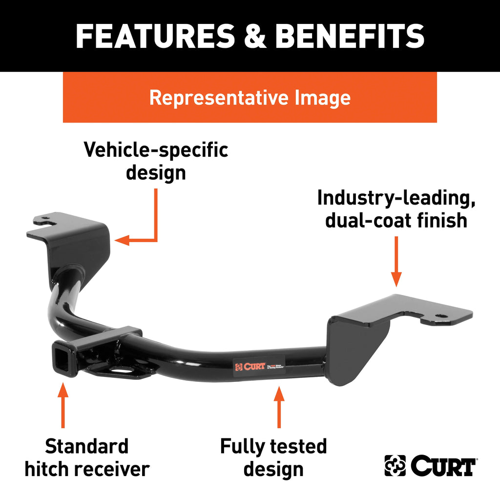 Class 2 Hitch with Ball Mount and Installation Hardware E997