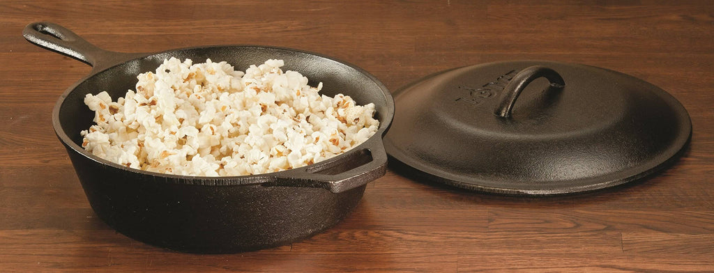 Cast Iron Covered Chicken Fryer 3-Quart Black V397