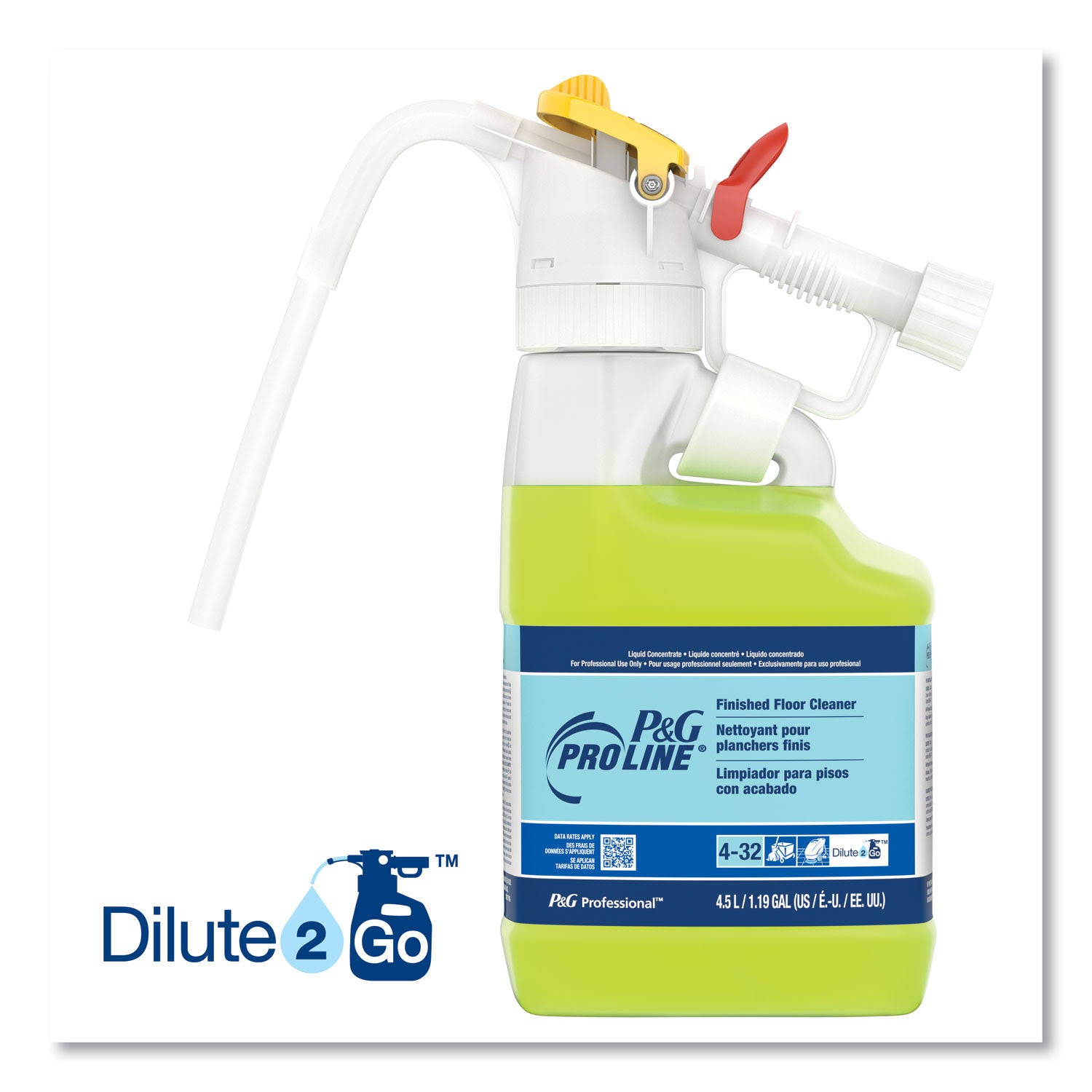 Fresh Scent Floor Cleaner, 4.5 L Jug U4771