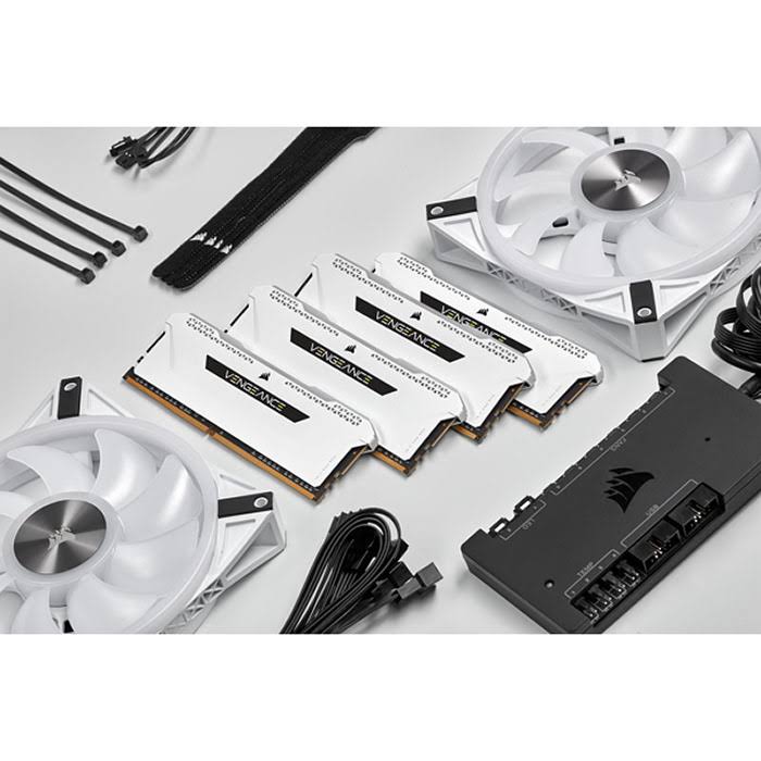 32GB (4x8GB) DDR4 3200MHz C16 White Memory Kit N4300