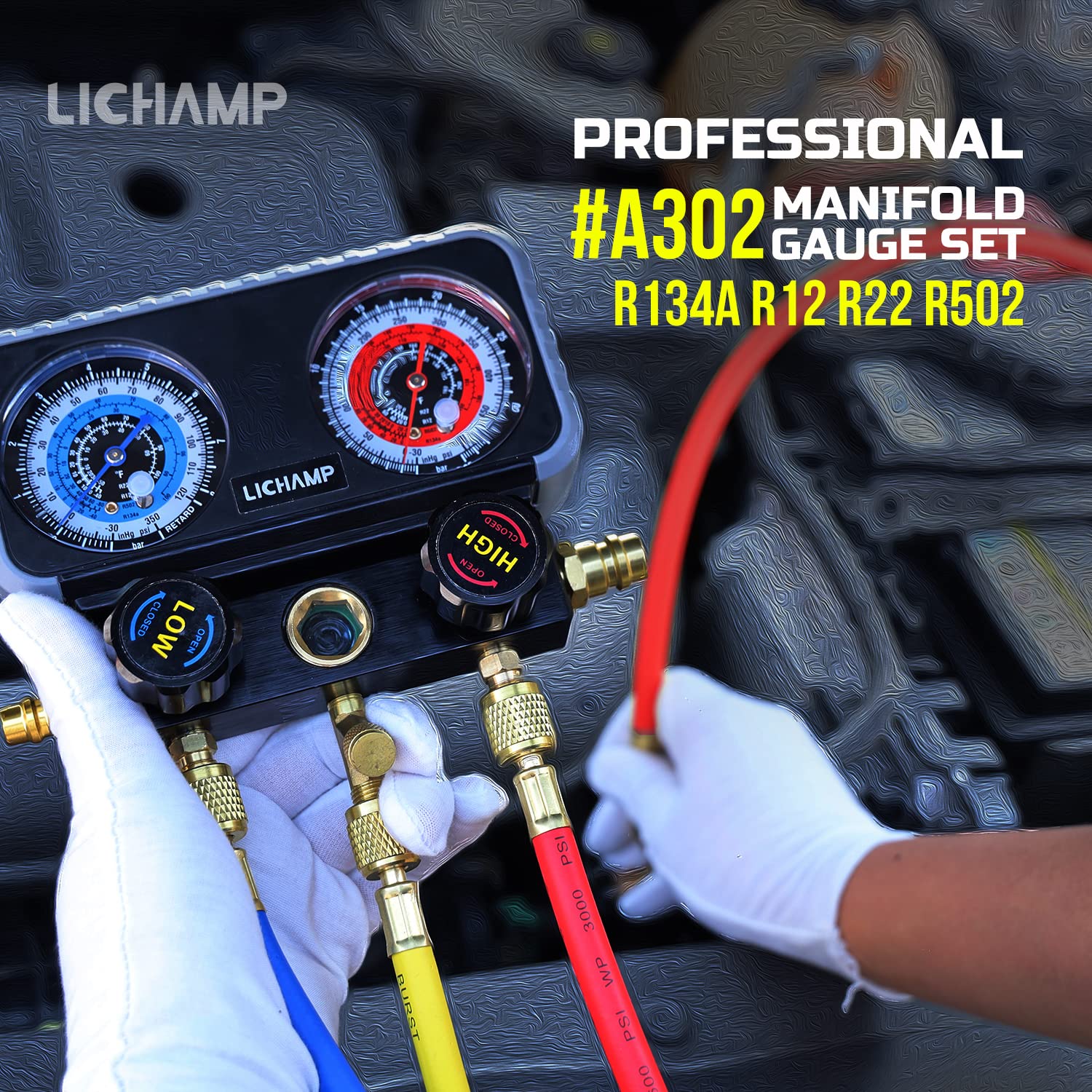 R134A AC Manifold Gauge Set, Pack of 2 K479031