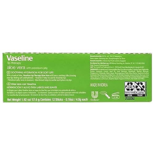 12 pack Lip Balm Aloe B9940