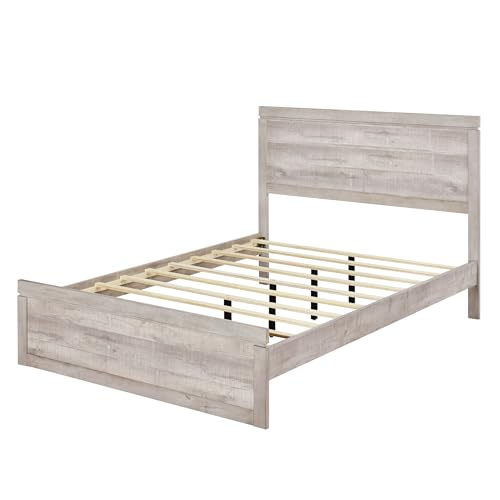 Twin Size Solid Wood Platform Bed with Trundle and Three Drawers Z488