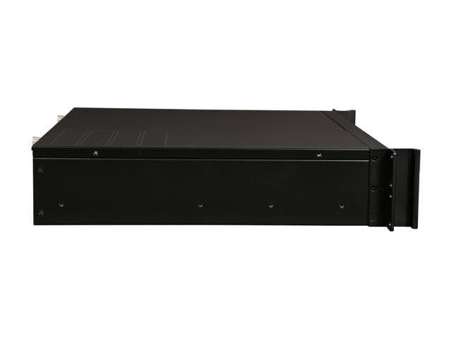 Black 2U Compact Server Chassis E413