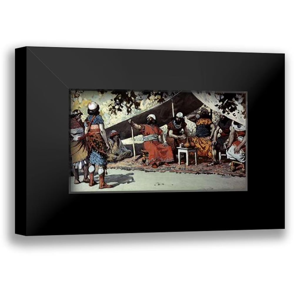 Black Modern Framed Museum Art Print L740