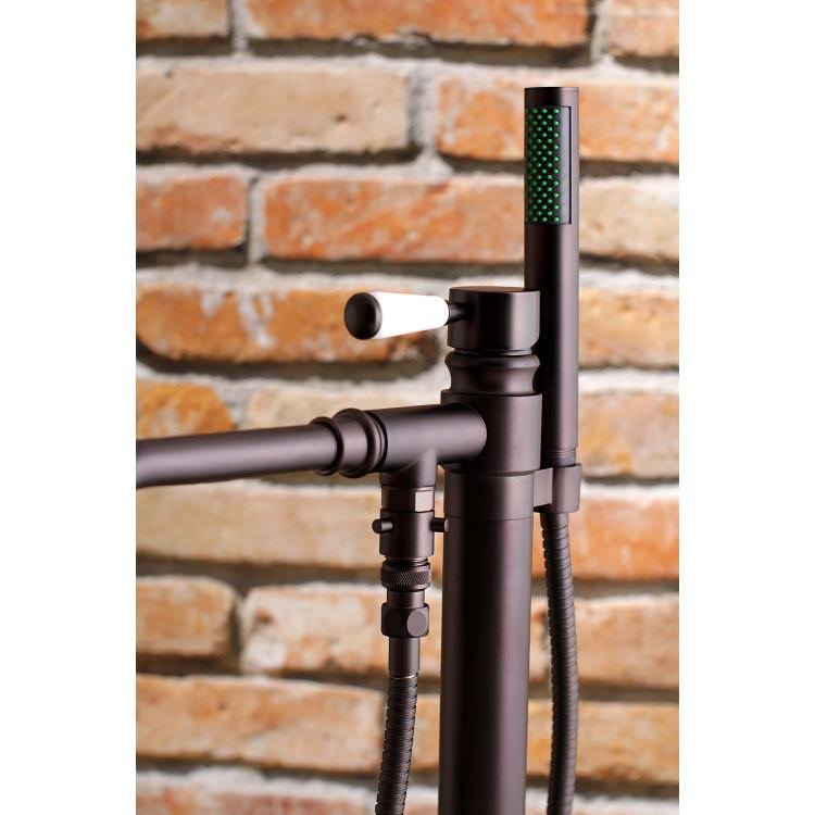 Oil Rubbed Bronze Freestanding Tub Faucet with Hand Shower S8244