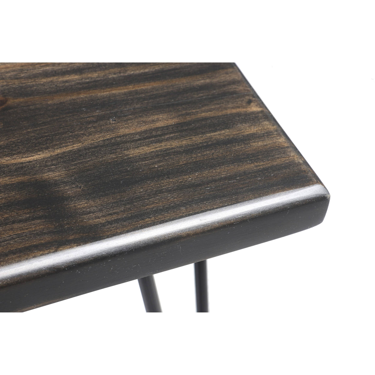 Ebony Wood Bench D157