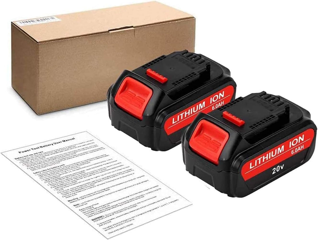 6.0Ah Replacement Battery 20V Max Lithium 2-P Pack W466757