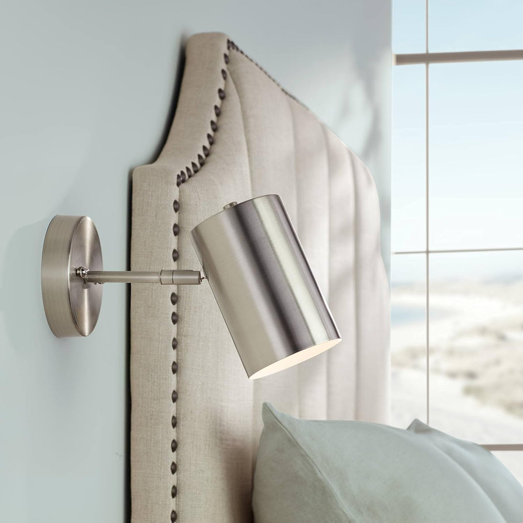 Brushed Nickel Metal Wall Mounted Lamp Light Fixture M1646