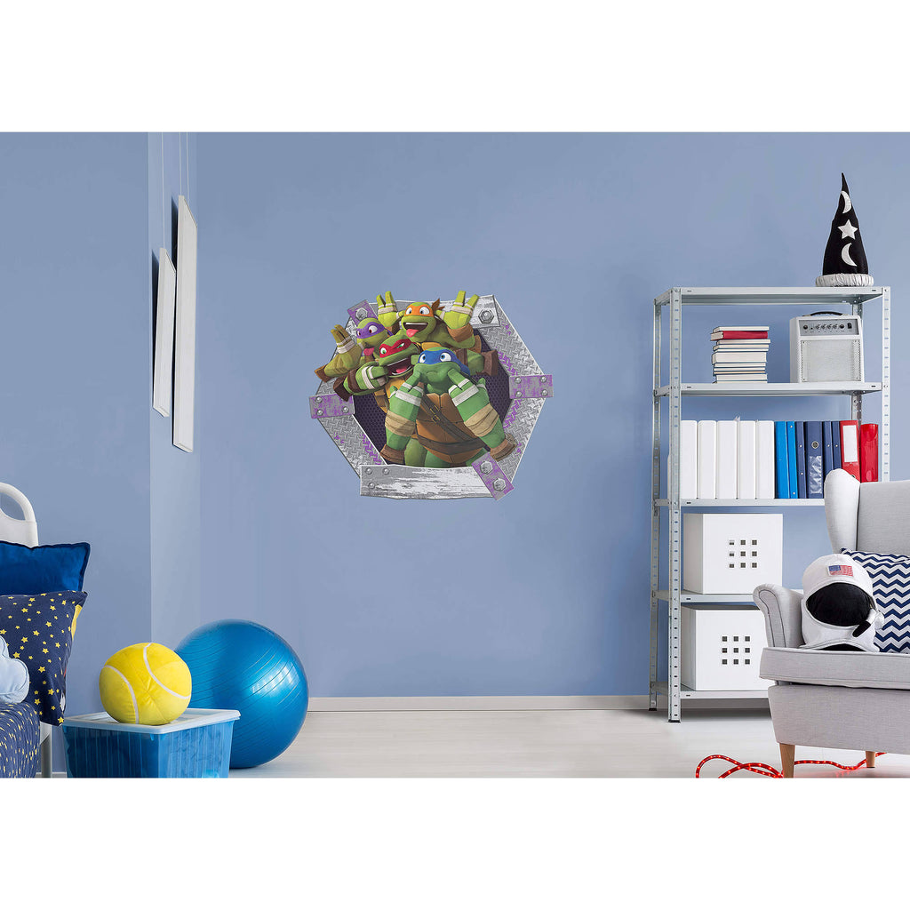 Teenage Mutant Ninja Turtles Goofy Faces Wall Decal Collection J3821
