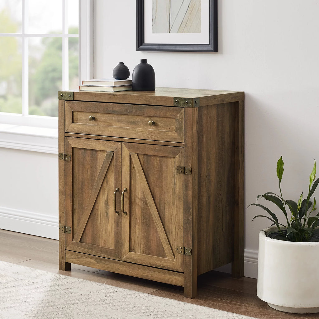 Reclaimed Barnwood Accent Cabinet H39016
