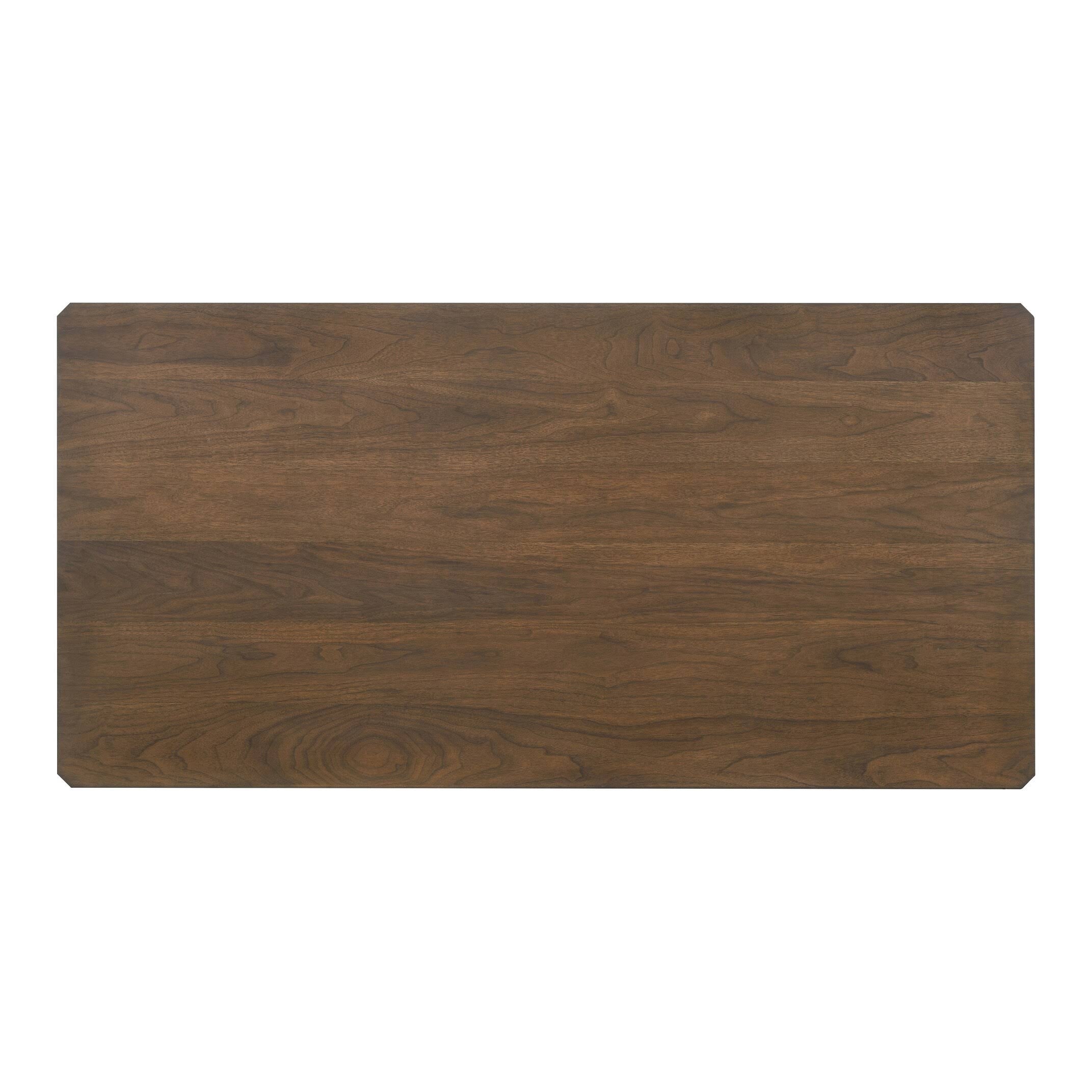 Medium Walnut Rectangle Dining Table K458
