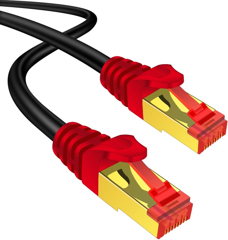 Outdoor CAT 7 Ethernet Cable 200 ft SSTP Waterproof Direct Burial C30018