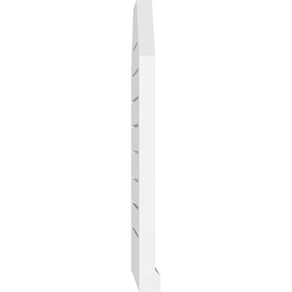 Octagonal Top Surface Mount PVC Gable Vent X42708