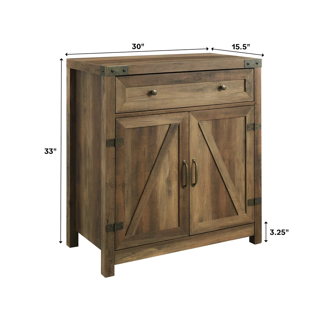 Reclaimed Barnwood Accent Cabinet H39016