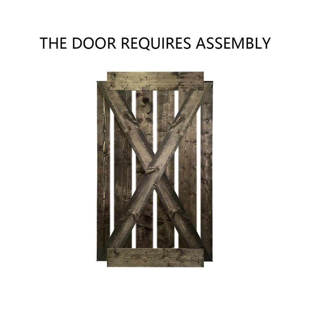 36 in. x 84 in. Solid Knotty Pine Wood Interior Sliding Barn Door Slab E52908