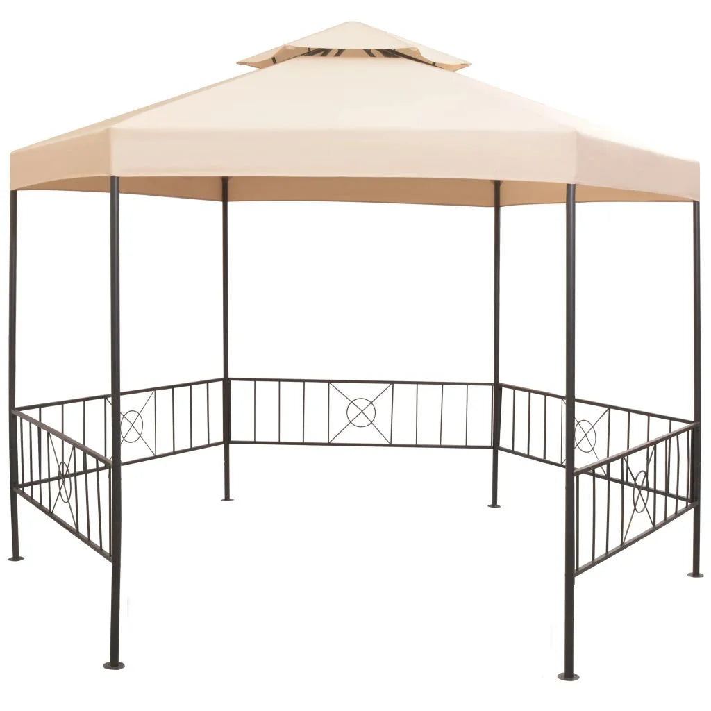 Beige Garden Marquee Gazebo Pavilion Tent G906