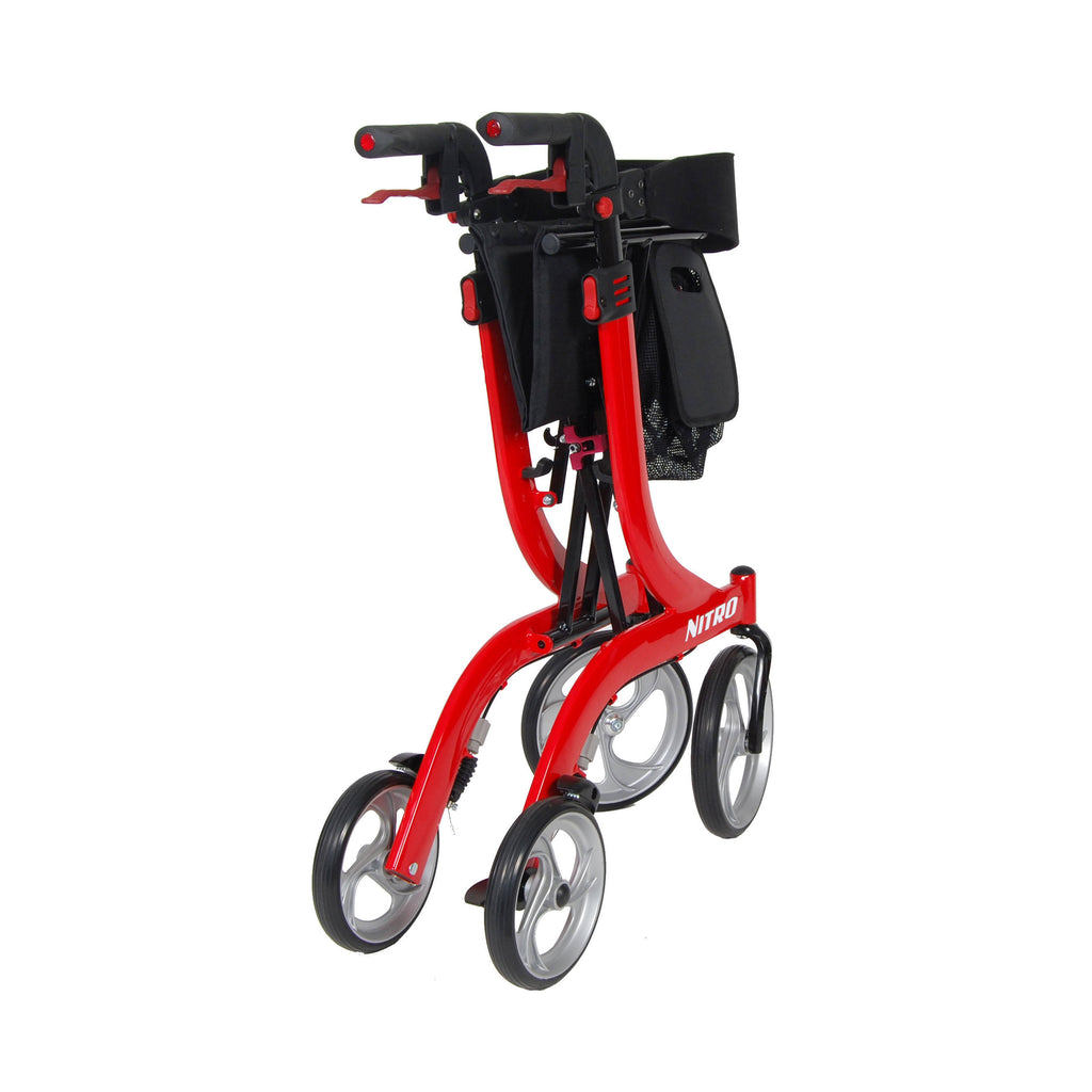Red Rollator Walker Y944467