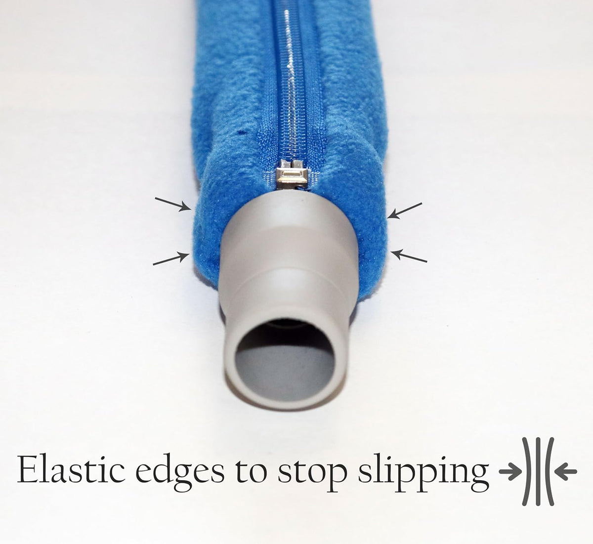 6ft CPAP Hose Cover with 4 Holding Clips, Soft Fleece Tubing Wrap Insulator with Zipper H7455